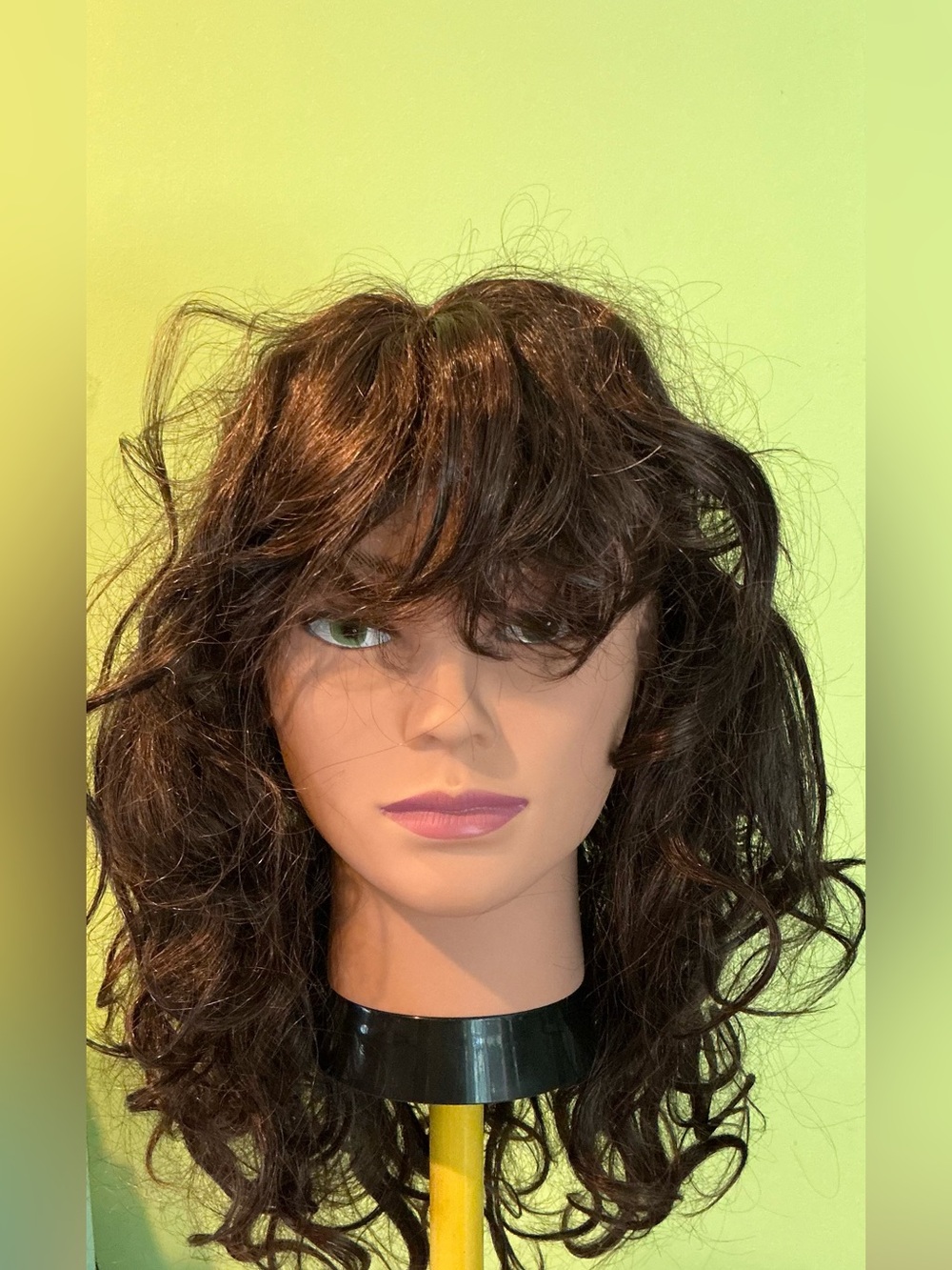 NIP Medium Length Brown Synthetic Wig